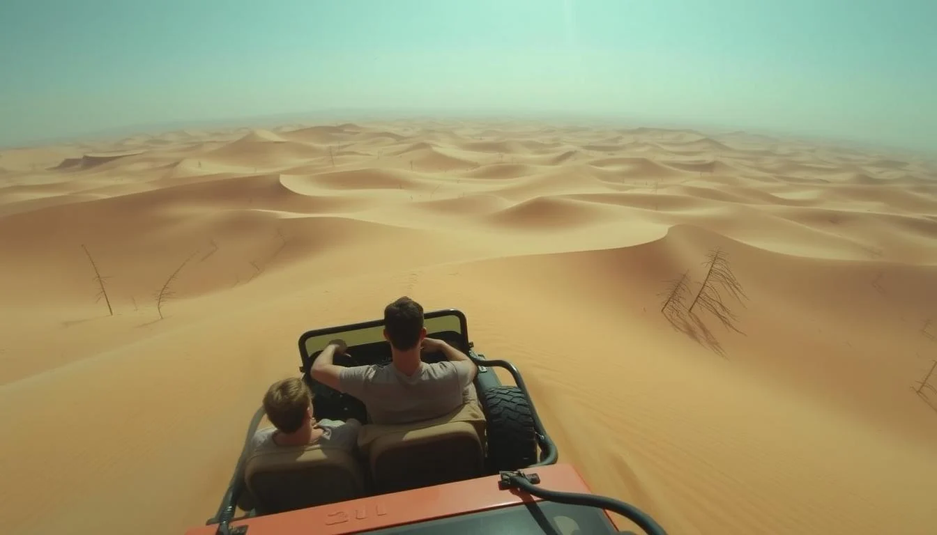 Does dune bashing cause motion sickness?