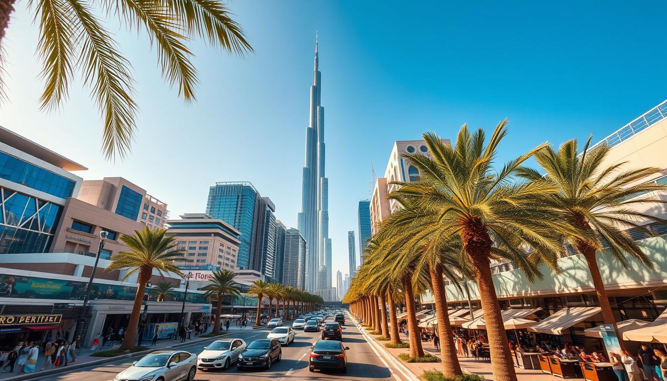 Tourists enjoying various activities in Dubai during May, experiencing the city's blend of tradition and modern luxury