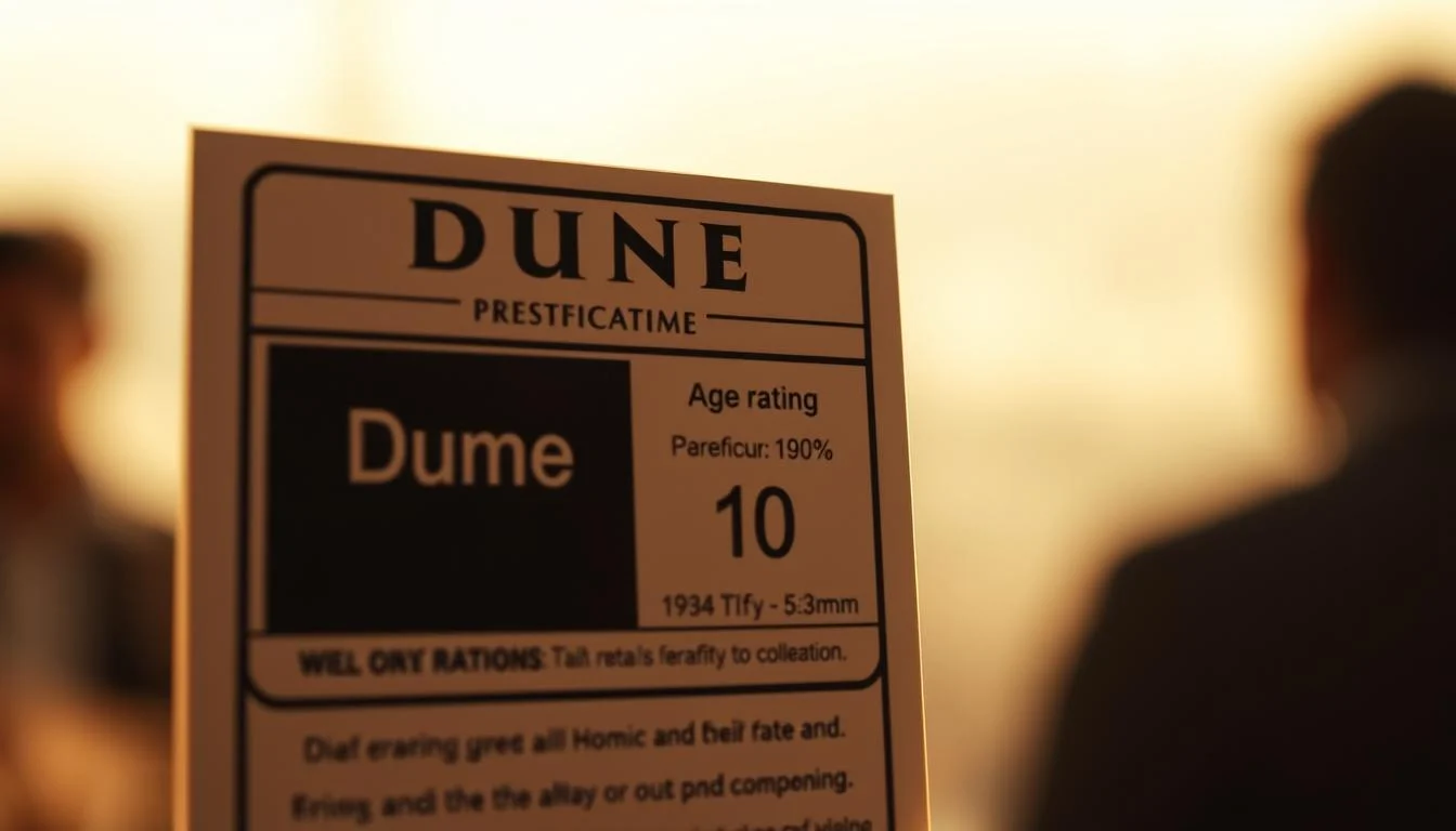 Parents discussing the PG-13 rating of the movie Dune to determine its suitability for their children's maturity levels