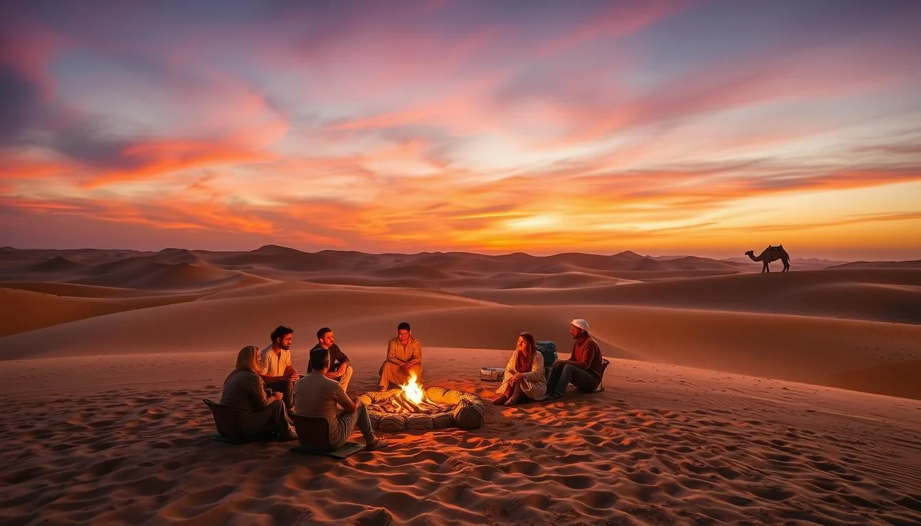 Experience a Classic Evening Desert Safari &amp; BBQ Dinner