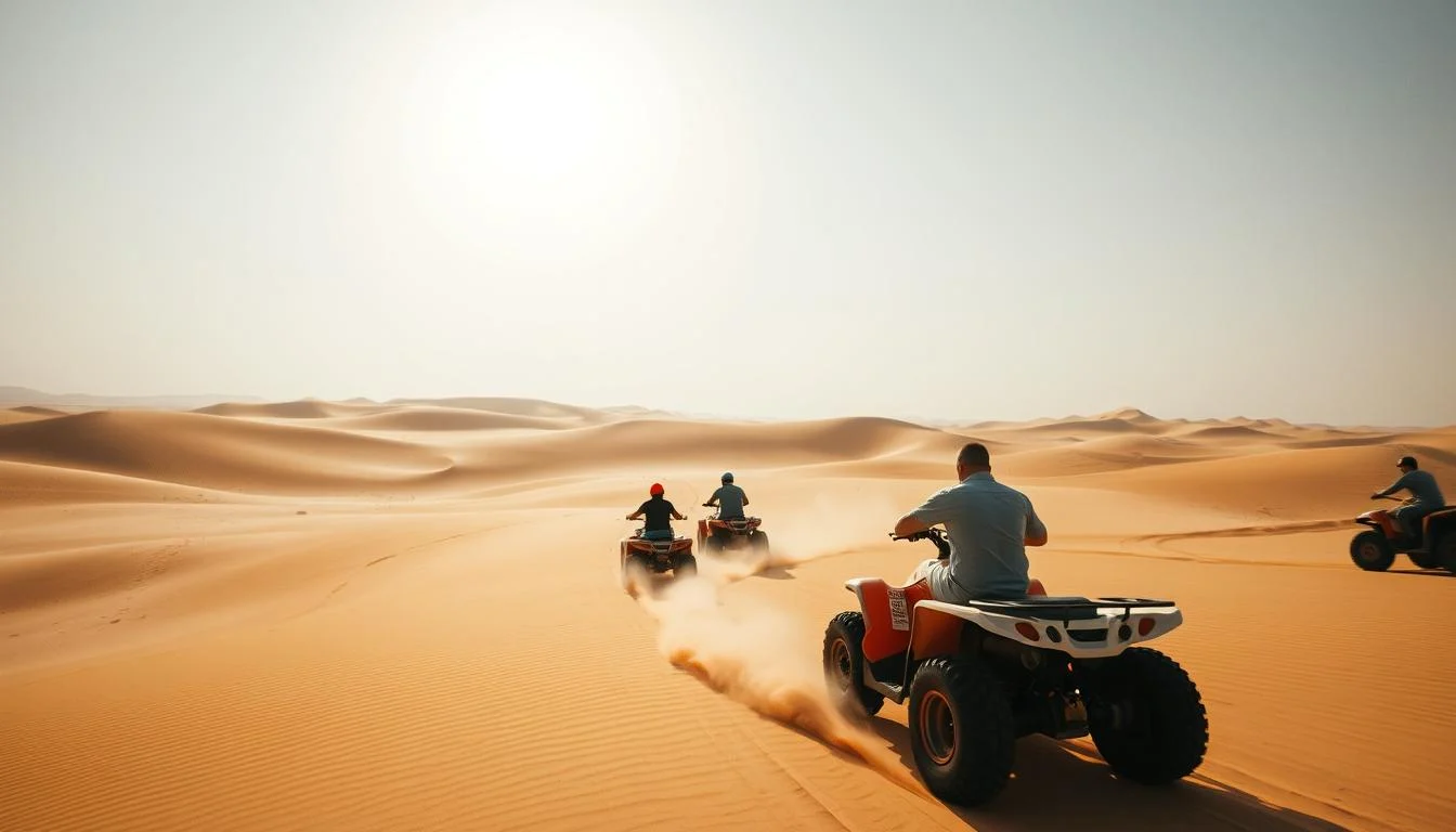 Experience the Dunes: Desert Quad Biking in Dubai