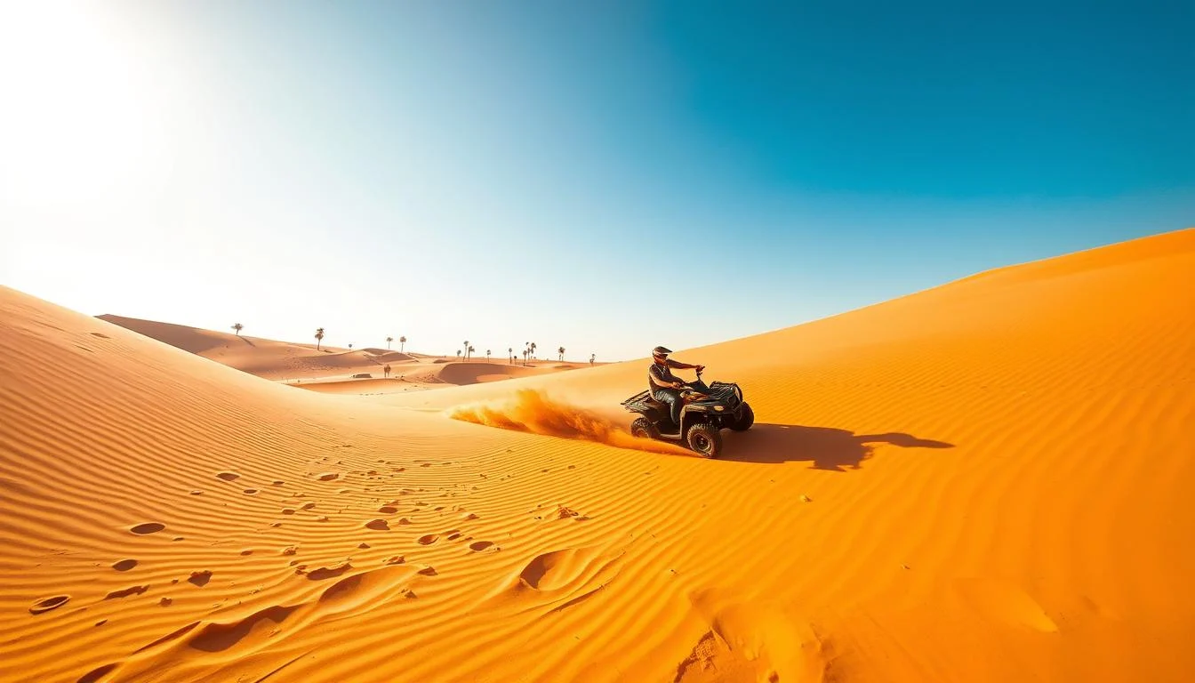 Experience Thrilling Desert Quad Biking in Dubai