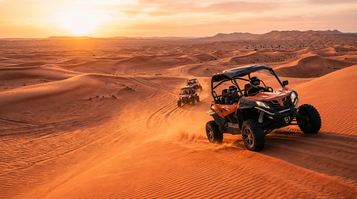 How to Drive Dubai Red Dunes ATV Tours in Lahbab