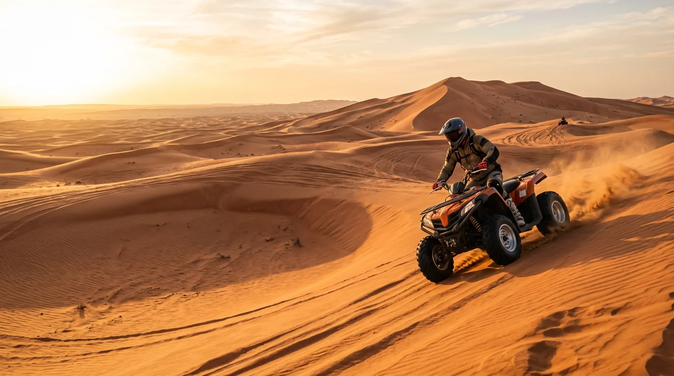 I Rode a Dubai Red Dunes ATV in Lahbab and Loved It